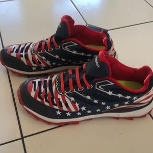 Men’s patriotic/flag sneakers by Boombah